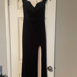 Dark navy beautiful dress